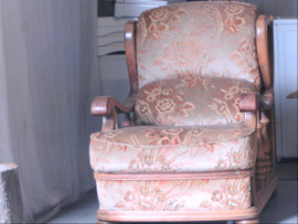 fauteuil à fleurs