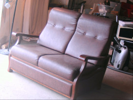 banquettez 2 places marron