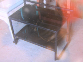 MEUBLE VERRE MAIS NOIR