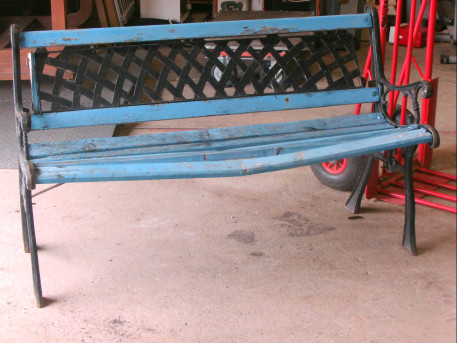 banc en fonte a retaper