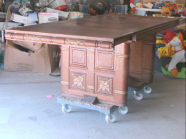 table art deco a rallonges