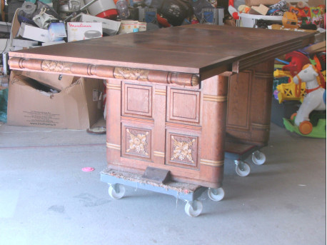 table art deco a rallonges