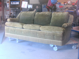 CANAPE CONVERTIBLE VERT