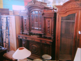 buffet bois sculté