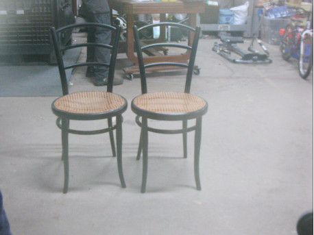 lot 2 chaise Thonet 1920 dont 1tb état