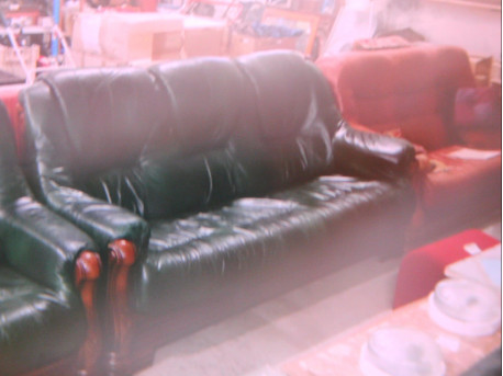 canape vert bouteille