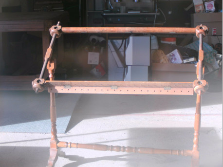 metier à broder, points compés