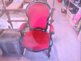 fauteuil voltaire rouge