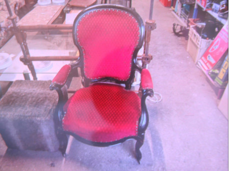 fauteuil voltaire rouge