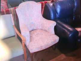 fauteuil fleurs
