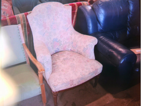 fauteuil fleurs