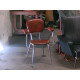 chaise vinage marron