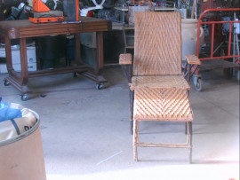 chaise longue vintage